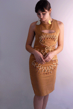 Load image into Gallery viewer, Cut-out Embellished Dress