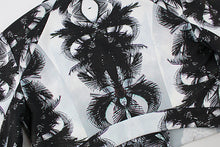 Load image into Gallery viewer, Printed Jersey Biker Jacket