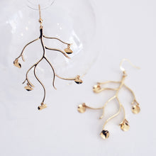 Load image into Gallery viewer, Branch Earrings in Gold Finish
