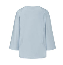 Load image into Gallery viewer, light blue curve jacket back view