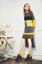 Load image into Gallery viewer, Colour Block Tee Dress