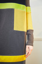 Load image into Gallery viewer, Colour Block Tee Dress
