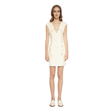 Load image into Gallery viewer, Beaded Deep V Dress