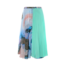 Load image into Gallery viewer, Silk Pleats Skirt