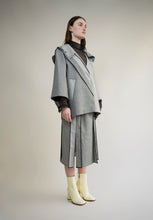 Load image into Gallery viewer, WOOL BLEND DOUBLE SLITS SKIRT
