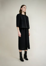 Load image into Gallery viewer, LINTON TWEED FRINGE MIDI SKIRT
