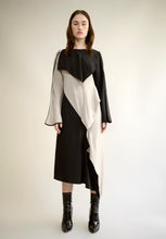 Load image into Gallery viewer, SILK CREPE AND SATIN DRESS
