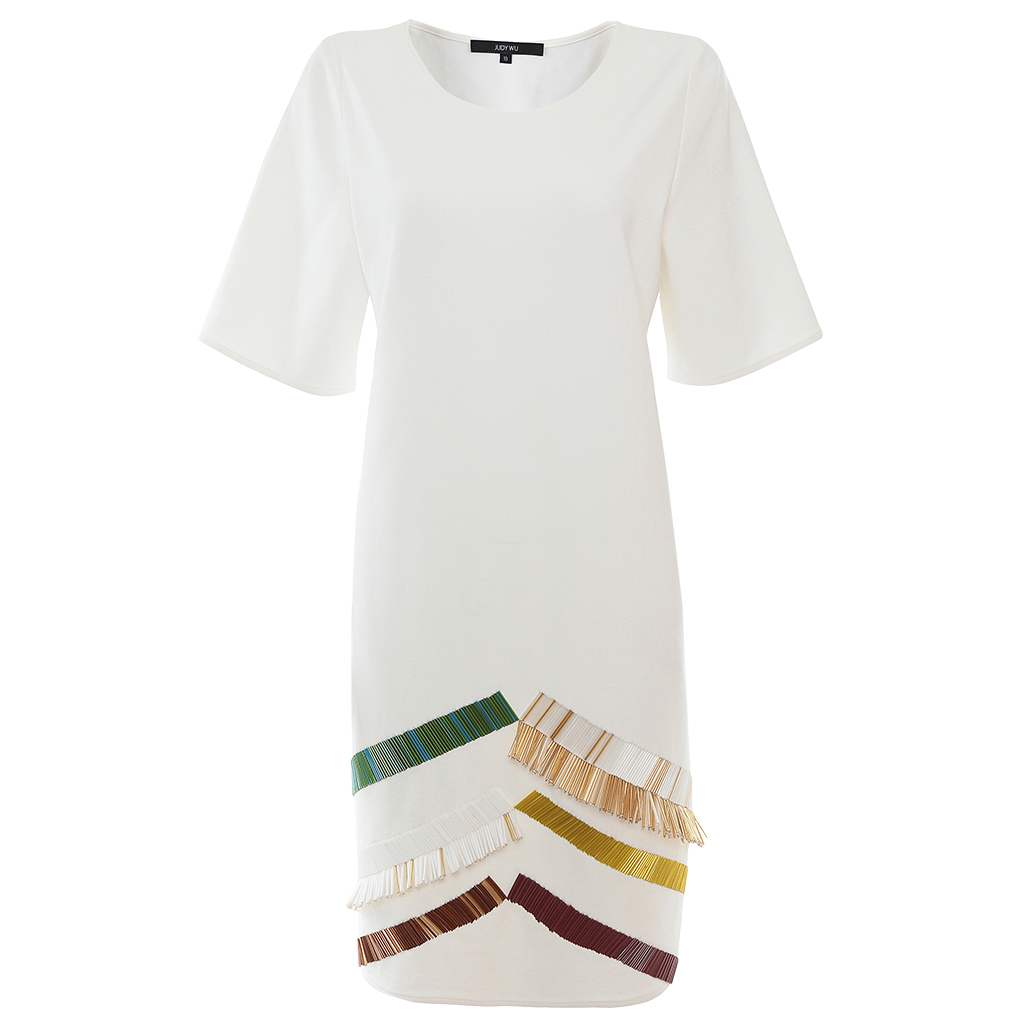 Beaded Tee Dress – JUDY WU
