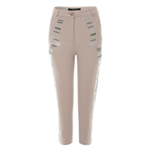 Load image into Gallery viewer, beaded crop trousers
