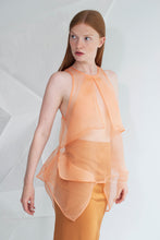 Load image into Gallery viewer, Origami Silk Organza Racer-back Top
