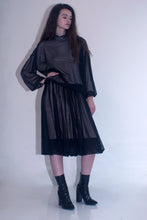 Load image into Gallery viewer, MESH SKIRT BLACK
