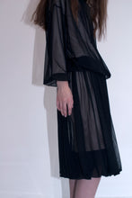 Load image into Gallery viewer, MESH SKIRT BLACK
