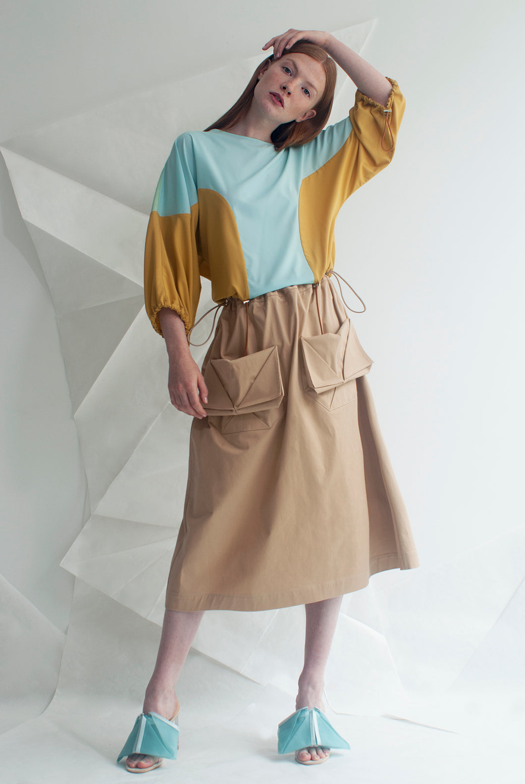 Cotton Origami Skirt