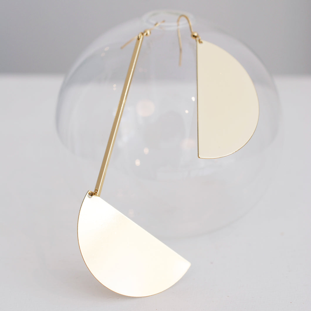 Gold Geometirc Earrings