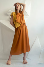 Load image into Gallery viewer, Two-tone Crepe Wing Dress
