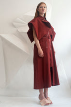Load image into Gallery viewer, cotton gabardine trench coat dress
