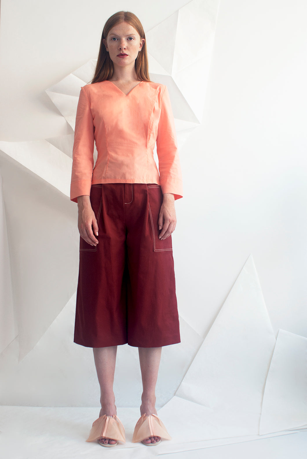 Shirting Angle Top