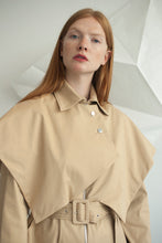 Load image into Gallery viewer, Wing Structured Cotton-gabardine Trench Coat
