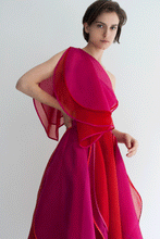 Load image into Gallery viewer, Silk Organza Rose Skirt
